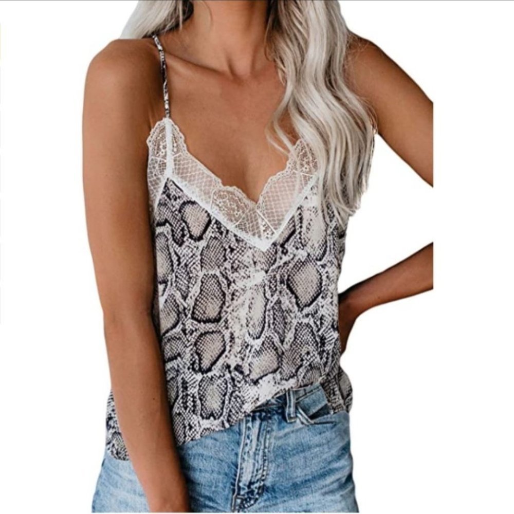 Amazon Snakeskin Cami | Size: L